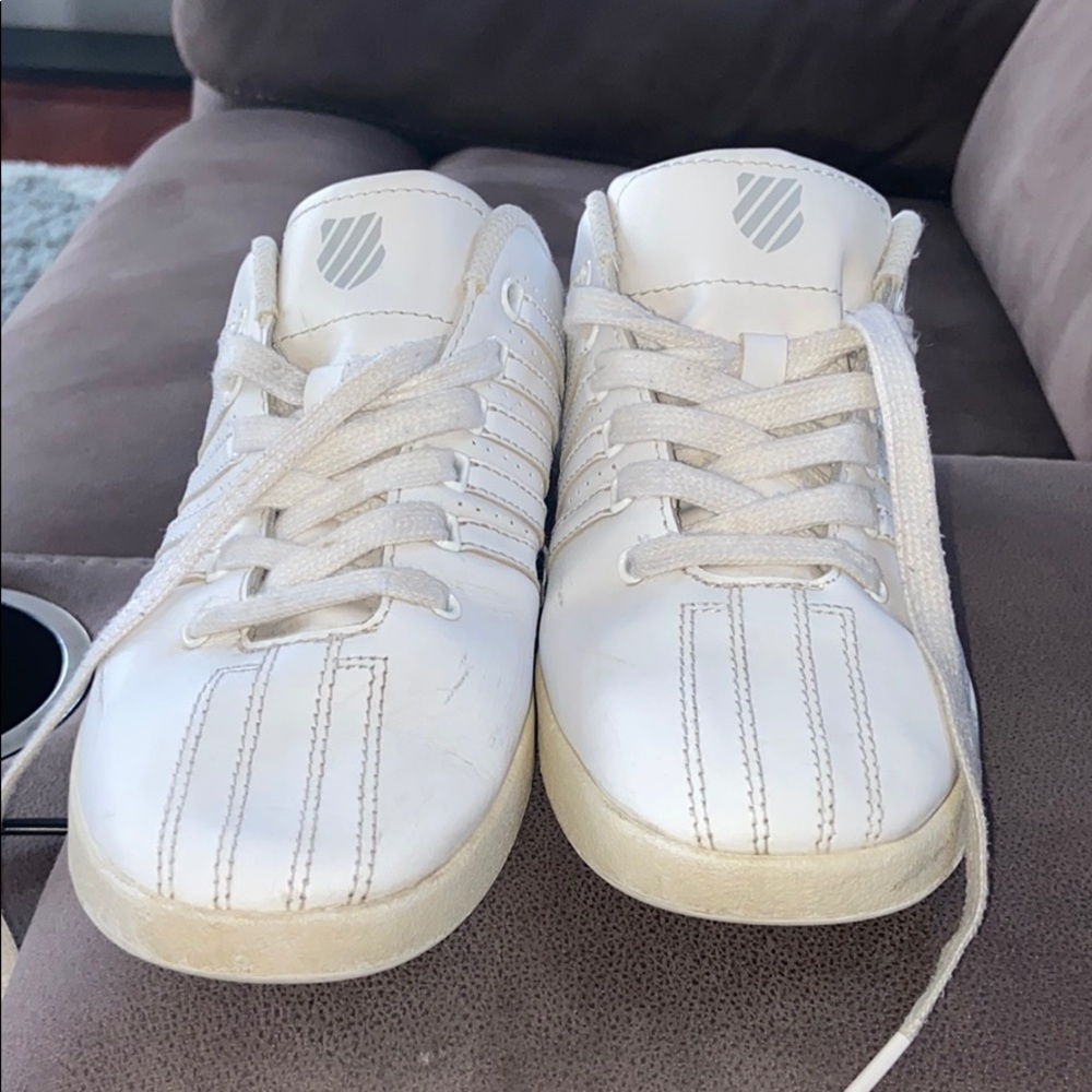 K Swiss worn shoes